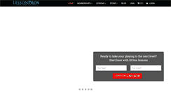 Desktop Screenshot of lessonpros.com
